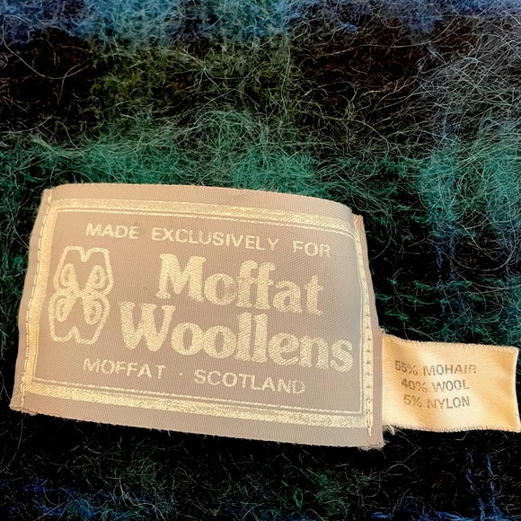 Vintage Mohair/Wool Throw, Scotland - Picture 2 of 2